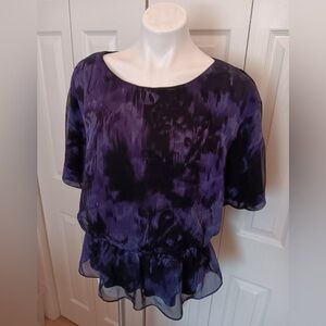 Dressbarn Ladies Top Size 14 Cold Shoulder